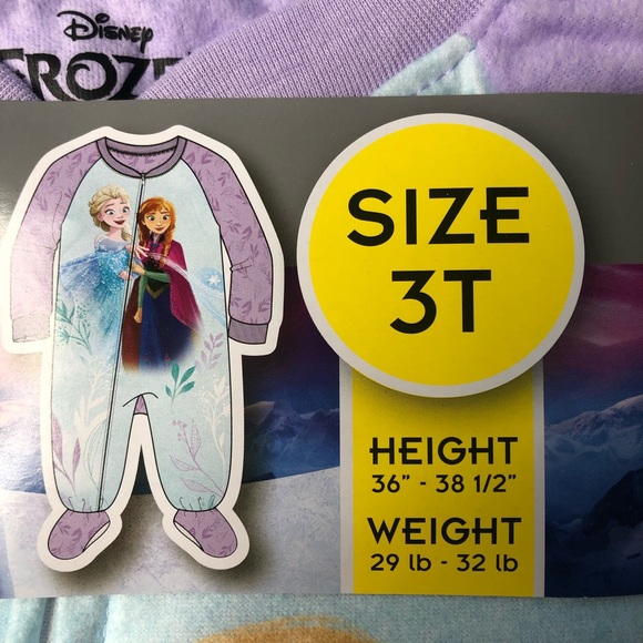 Disney's Frozen Blanket Sleeper Size 12M-5T - Picture 7 of 12